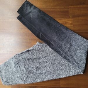 Beyond Yoga Spacedye Black and Gray Leggings